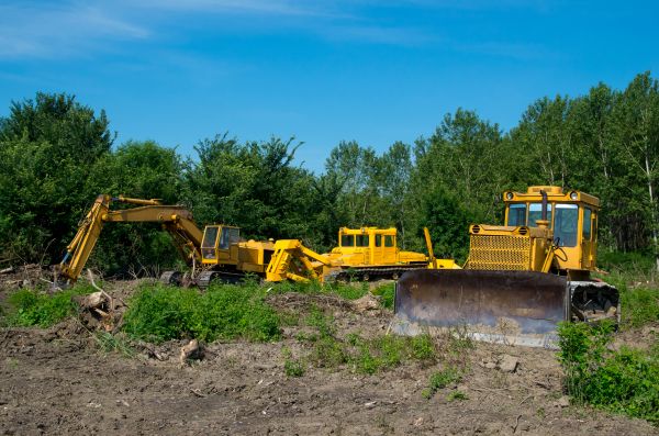 Bulldozer Clearing in Providence